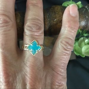 Kendra Scott turquoise stackable ring